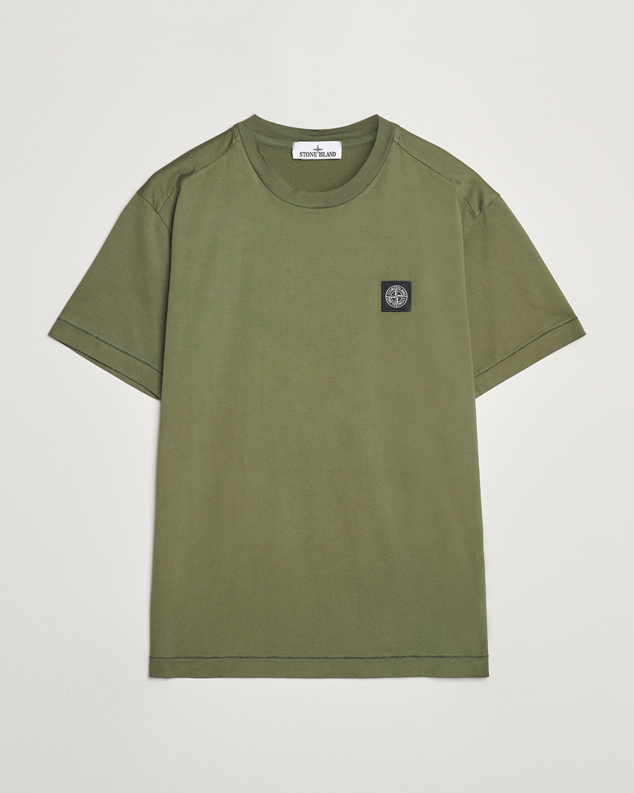 Heren | T-shirts | Stone Island | Garment Dyed Jersey T-Shirt Musk
