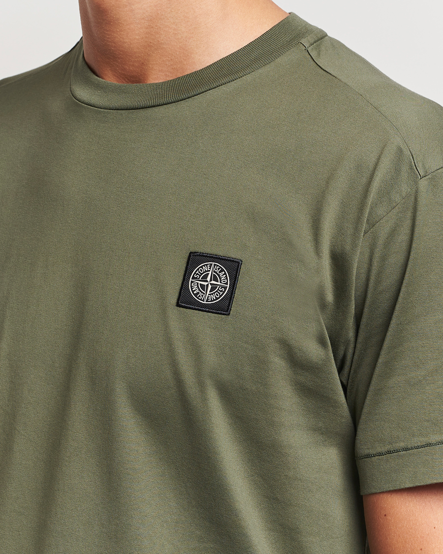Heren | T-shirts | Stone Island | Garment Dyed Jersey T-Shirt Musk