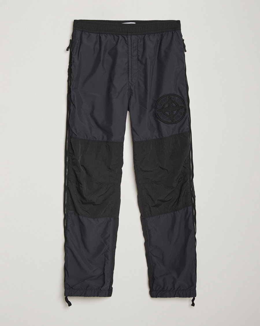 Heren | Broeken | Stone Island | Washed Nylon Jogger Pants Black