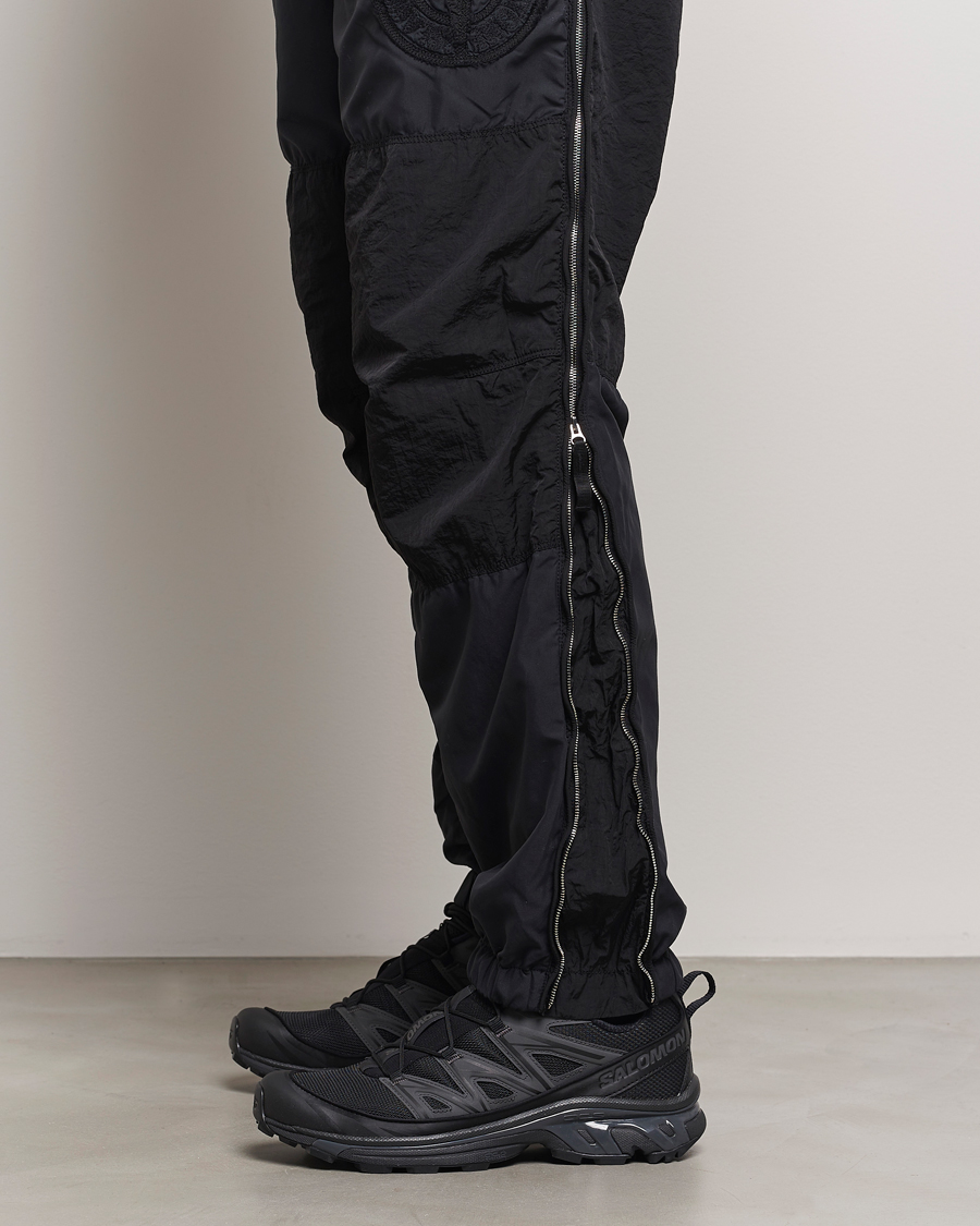 Heren | Broeken | Stone Island | Washed Nylon Jogger Pants Black