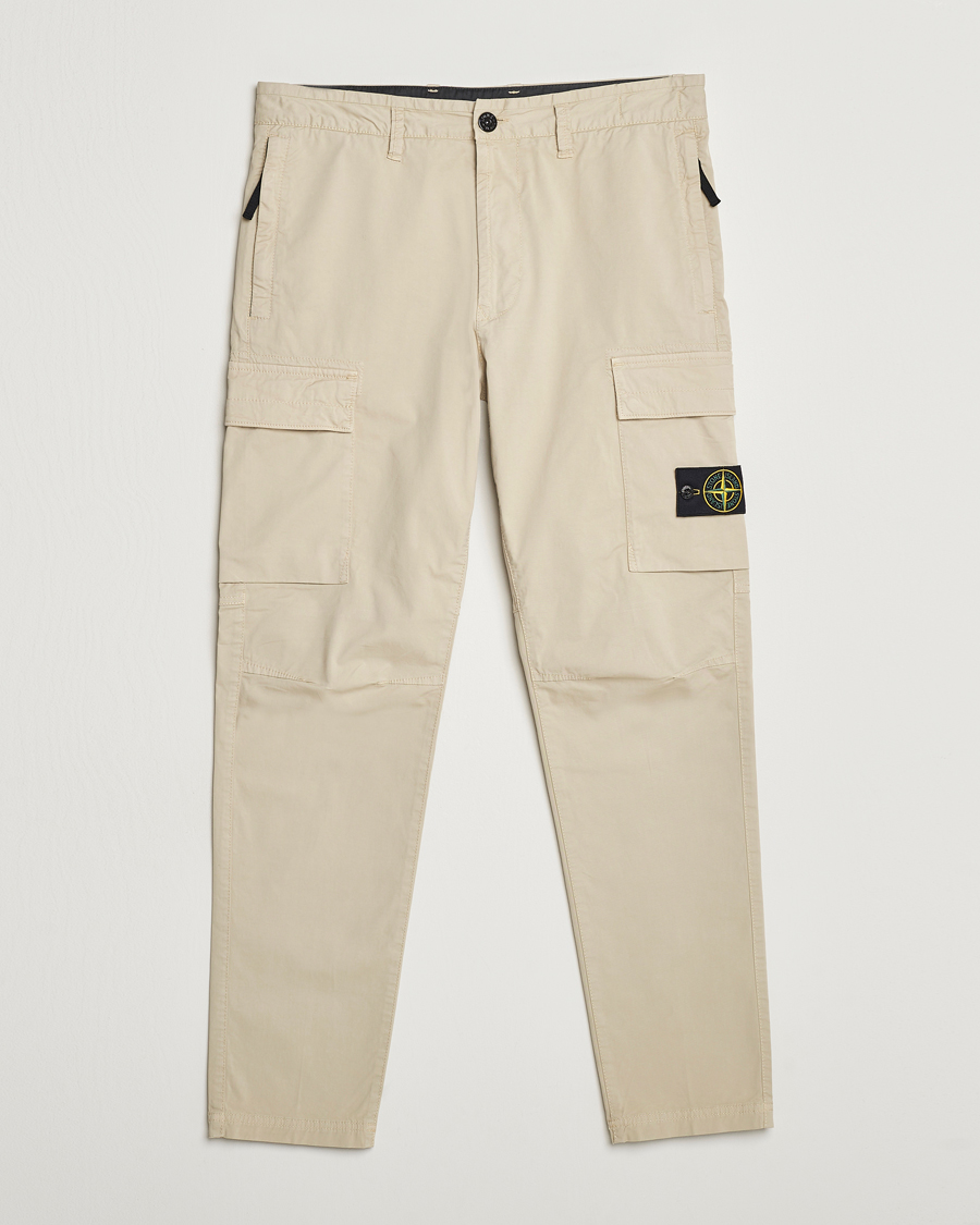 Heren | Broeken | Stone Island | Stretch Cotton Gabardine Trousers Plaster