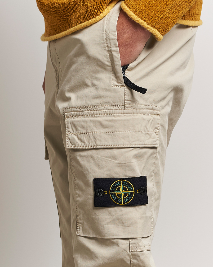 Heren | Broeken | Stone Island | Stretch Cotton Gabardine Trousers Plaster