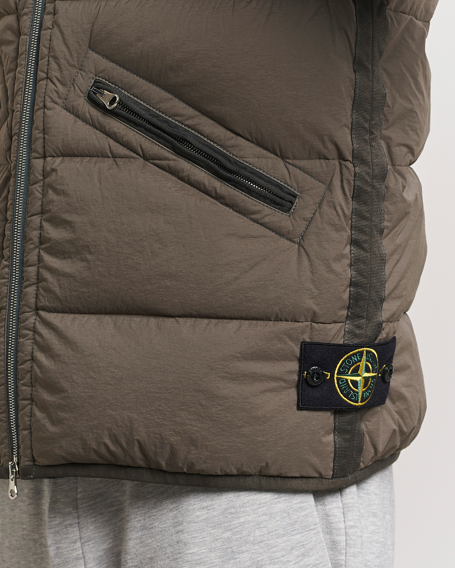 Heren | Jassen | Stone Island | Nylon Down-TC Vest Walnut
