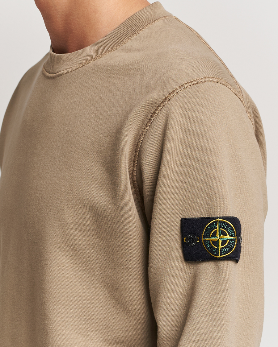 Heren | Truien | Stone Island | Garment Dyed Fleece Sweatshirt Biscuit
