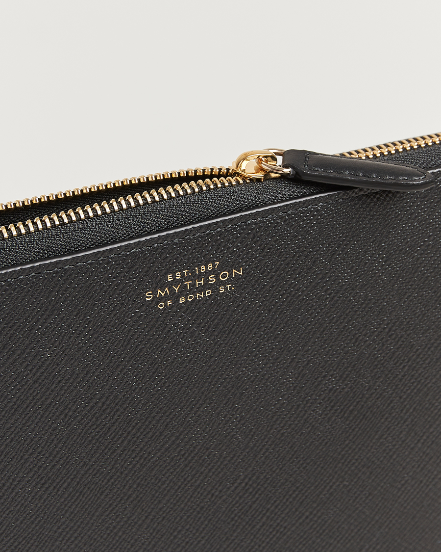Heren | Tassen | Smythson | Panama Small Laptop Case Black