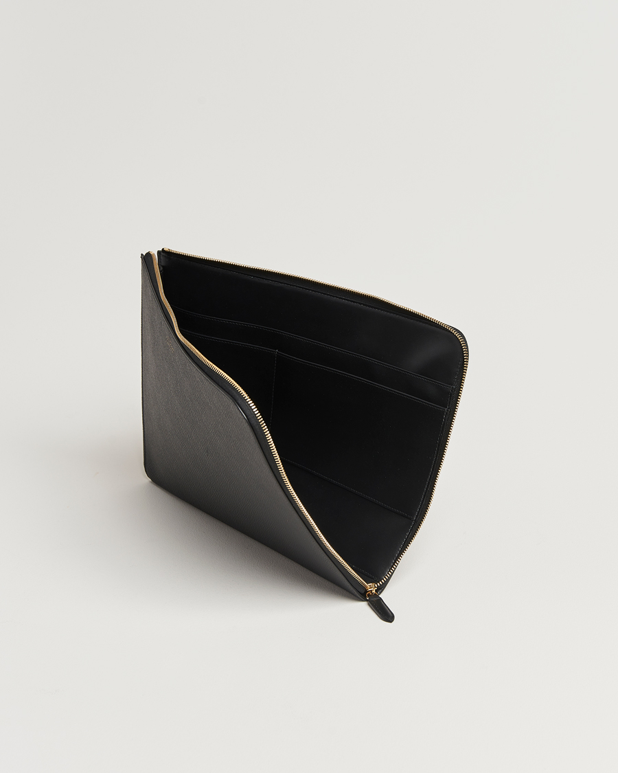 Heren | Tassen | Smythson | Panama Small Laptop Case Black