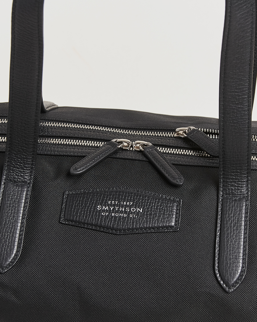 Heren | Tassen | Smythson | Canvas Norton Small Travel Bag Black