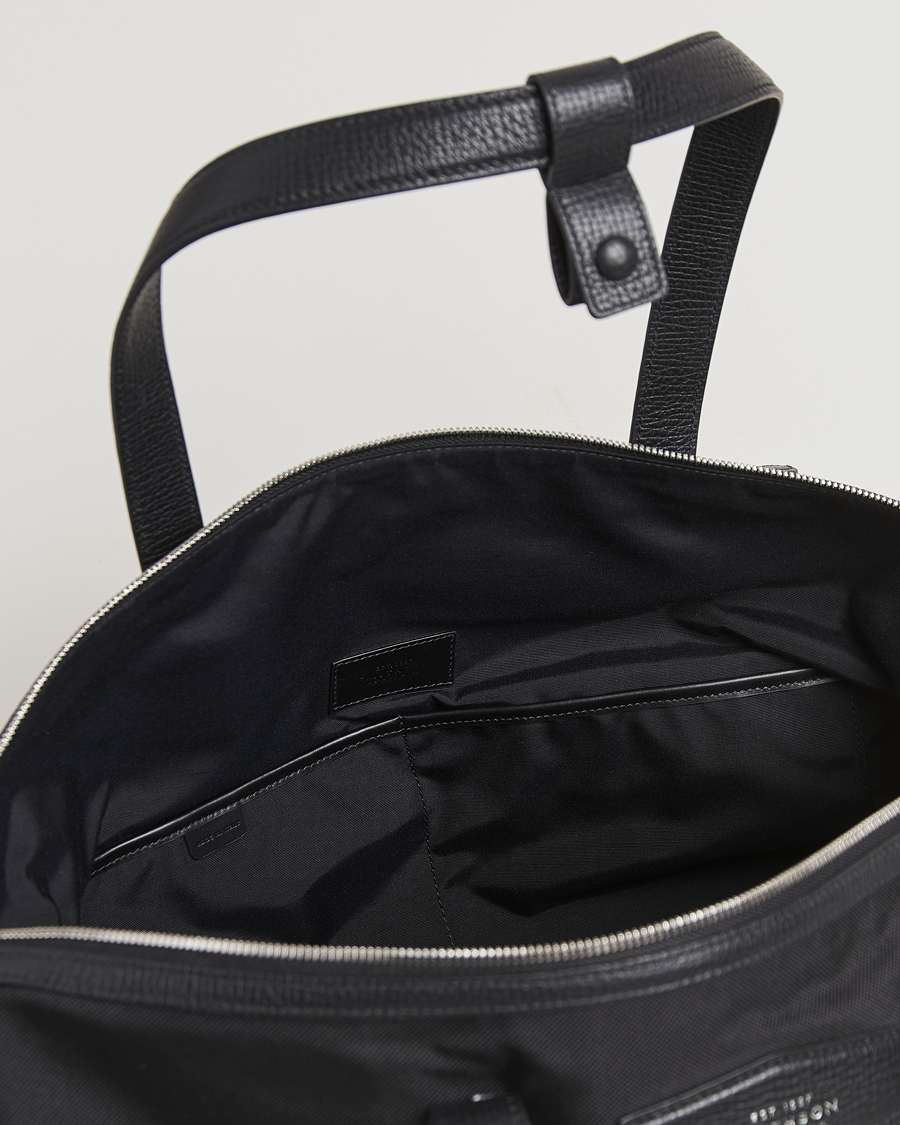Heren | Tassen | Smythson | Canvas Norton Small Travel Bag Black