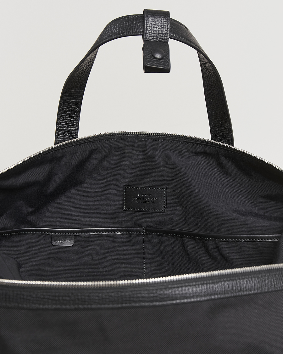 Heren | Tassen | Smythson | Canvas Norton Travel Bag Black