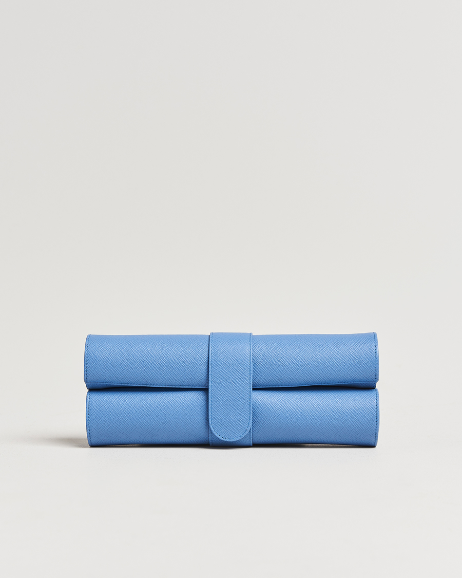 Homme | Smythson Panama Chess Roll Nile Blue | Smythson | Panama Chess Roll Nile Blue