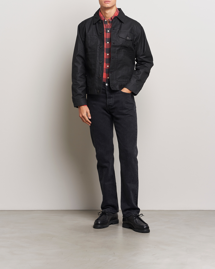 Homme | Manteaux Et Vestes | Filson | Short Lined Tin Cloth Cruiser Black