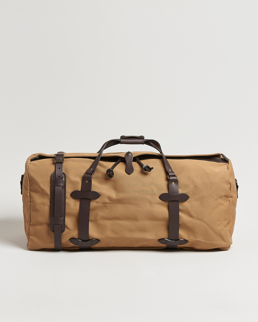 Homme | Sacs | Filson | Rugged Twill Duffle Large Tan