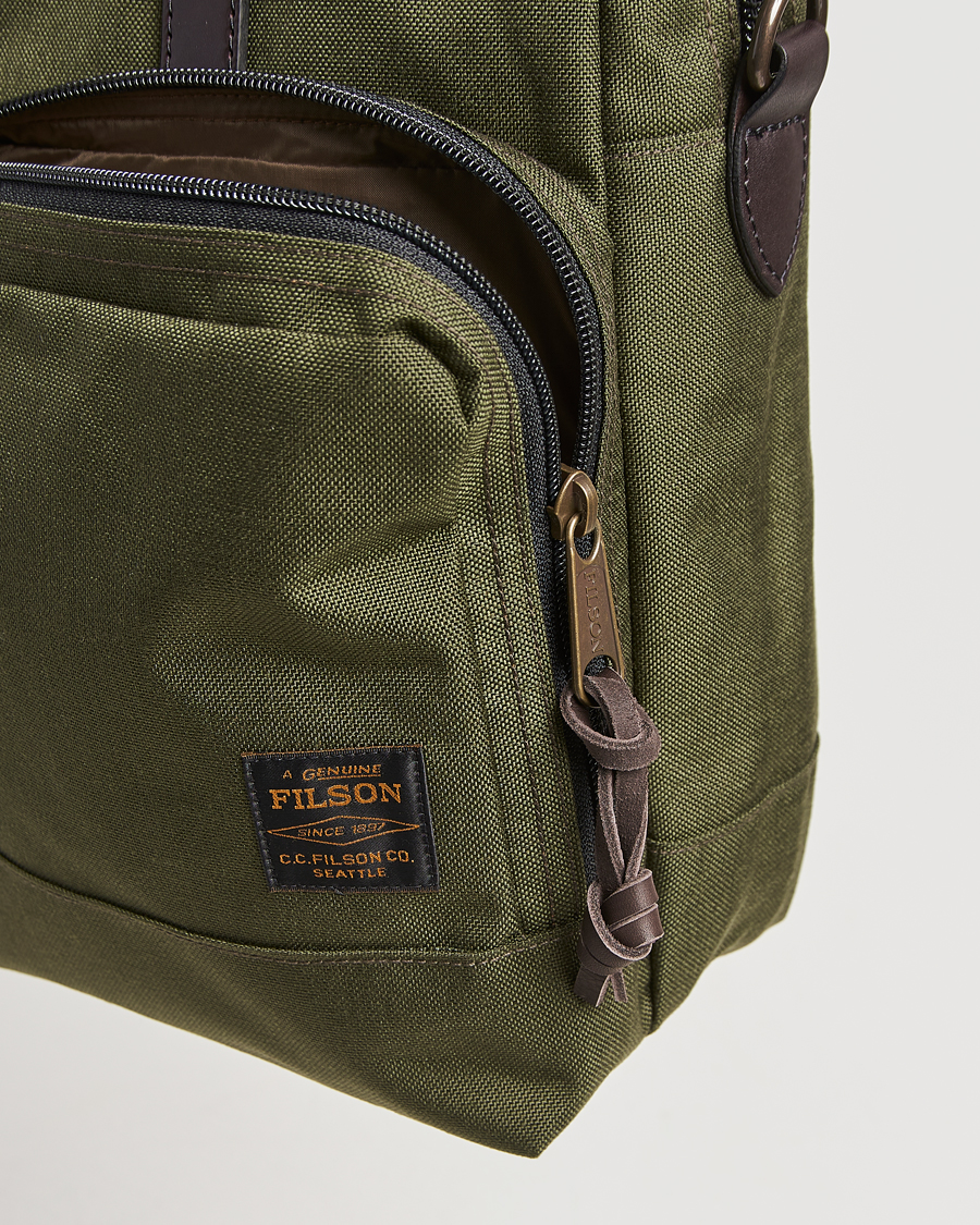 Heren | Tassen | Filson | Dryden Cordura Nylon Briefcase Otter Green