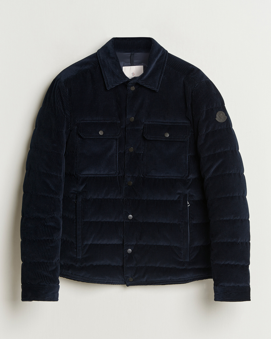 Homme | Manteaux Et Vestes | Moncler | Gasserhof Down Shirt Jacket Navy