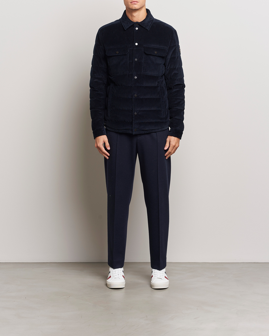 Homme | Manteaux Et Vestes | Moncler | Gasserhof Down Shirt Jacket Navy