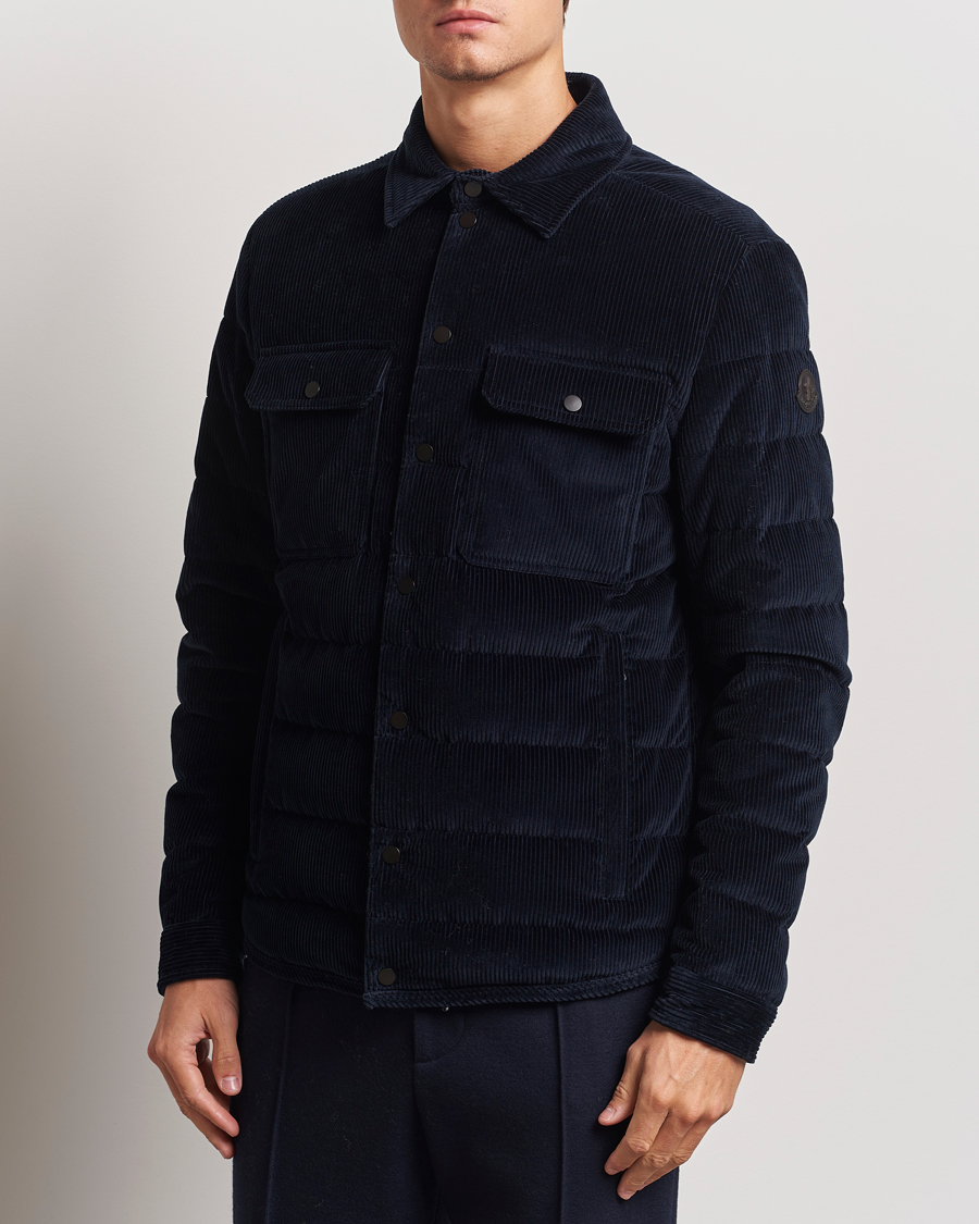 Homme | Manteaux Et Vestes | Moncler | Gasserhof Down Shirt Jacket Navy