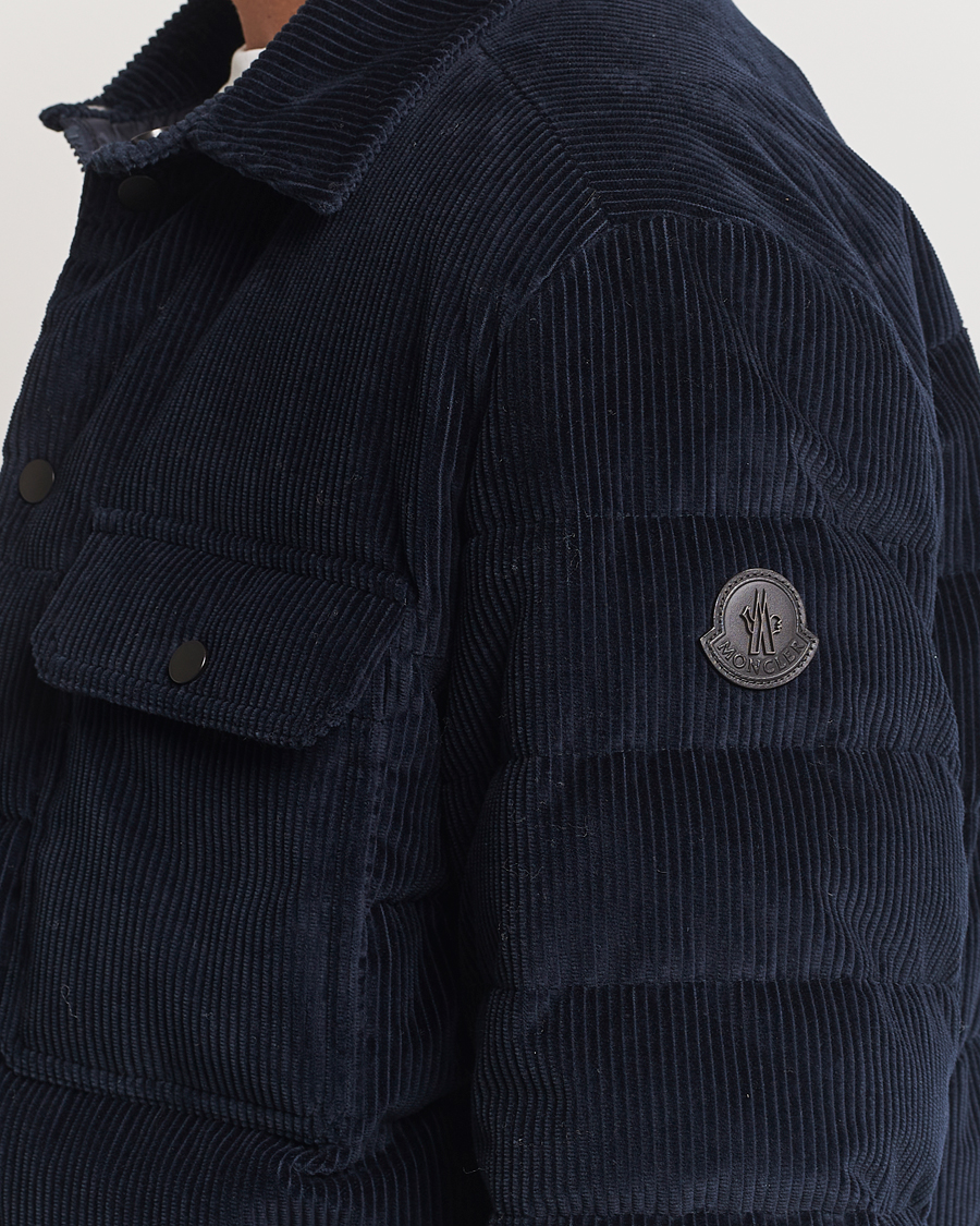 Homme | Manteaux Et Vestes | Moncler | Gasserhof Down Shirt Jacket Navy