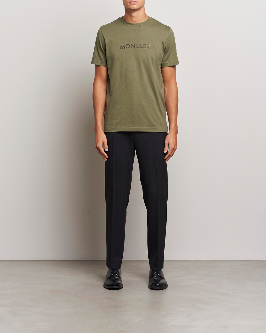 Homme | T-shirts | Moncler | Lettering T-Shirt Military