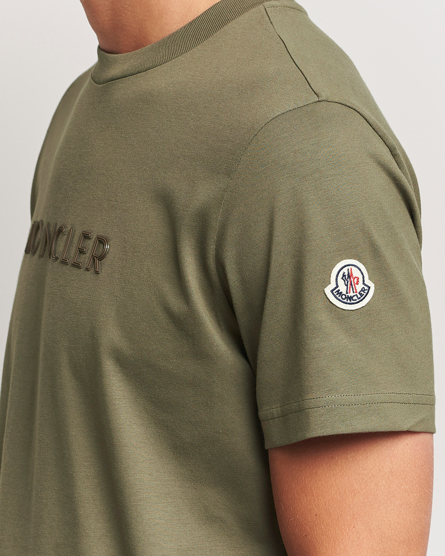 Homme | T-shirts | Moncler | Lettering T-Shirt Military