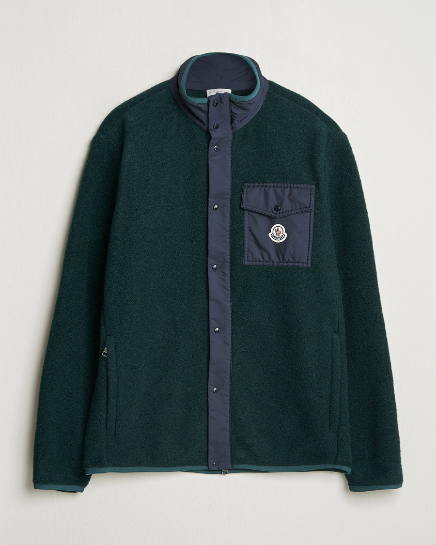 Homme | Pulls Et Tricots | Moncler | Full Zip Pocket Cardigan Navy