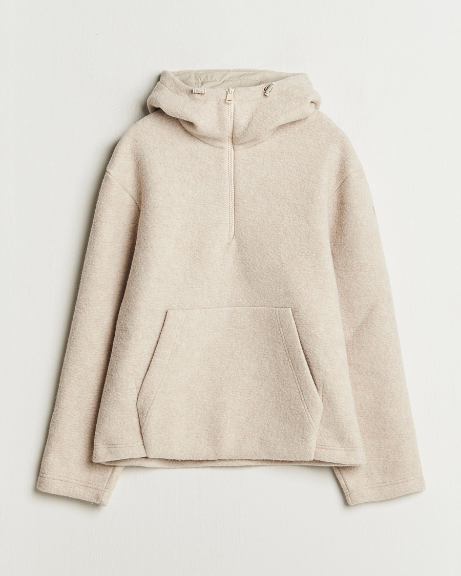 Homme | Pulls Et Tricots | Moncler | Half Zip Hoodie Beige