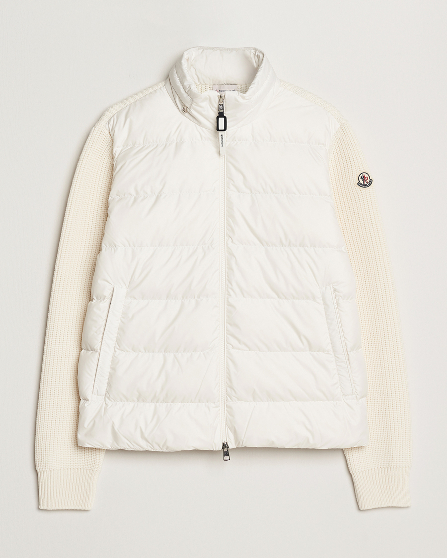 Homme | Manteaux Et Vestes | Moncler | Padded Zip Cardigan Off White