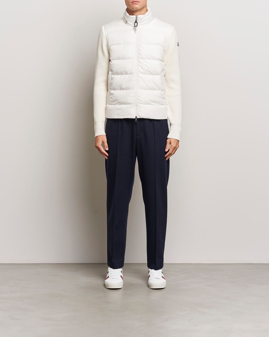 Homme | Manteaux Et Vestes | Moncler | Padded Zip Cardigan Off White