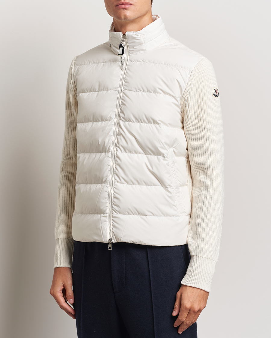 Homme | Manteaux Et Vestes | Moncler | Padded Zip Cardigan Off White