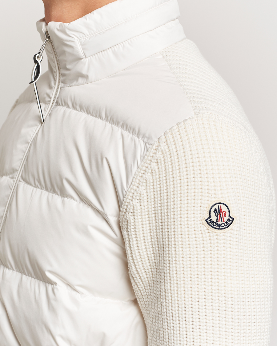 Homme | Manteaux Et Vestes | Moncler | Padded Zip Cardigan Off White