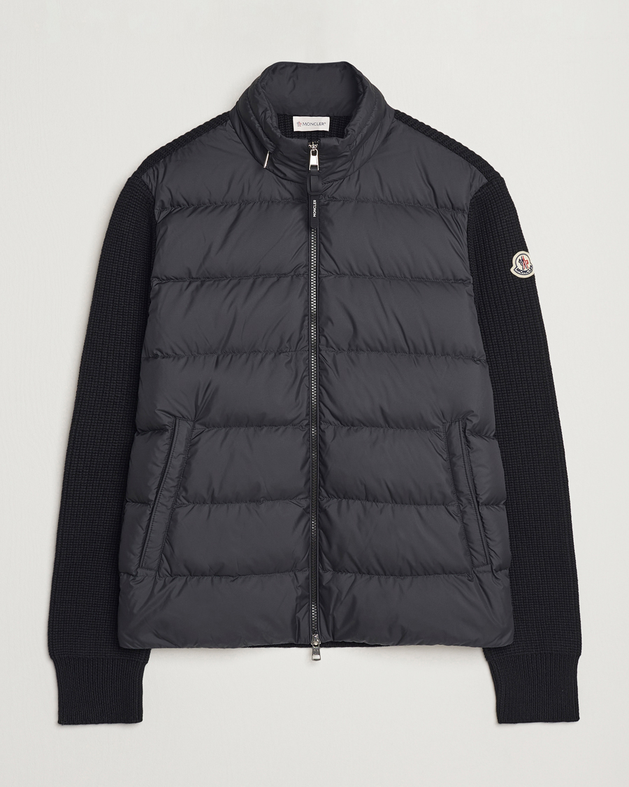 Homme | Manteaux Et Vestes | Moncler | Padded Zip Cardigan Black