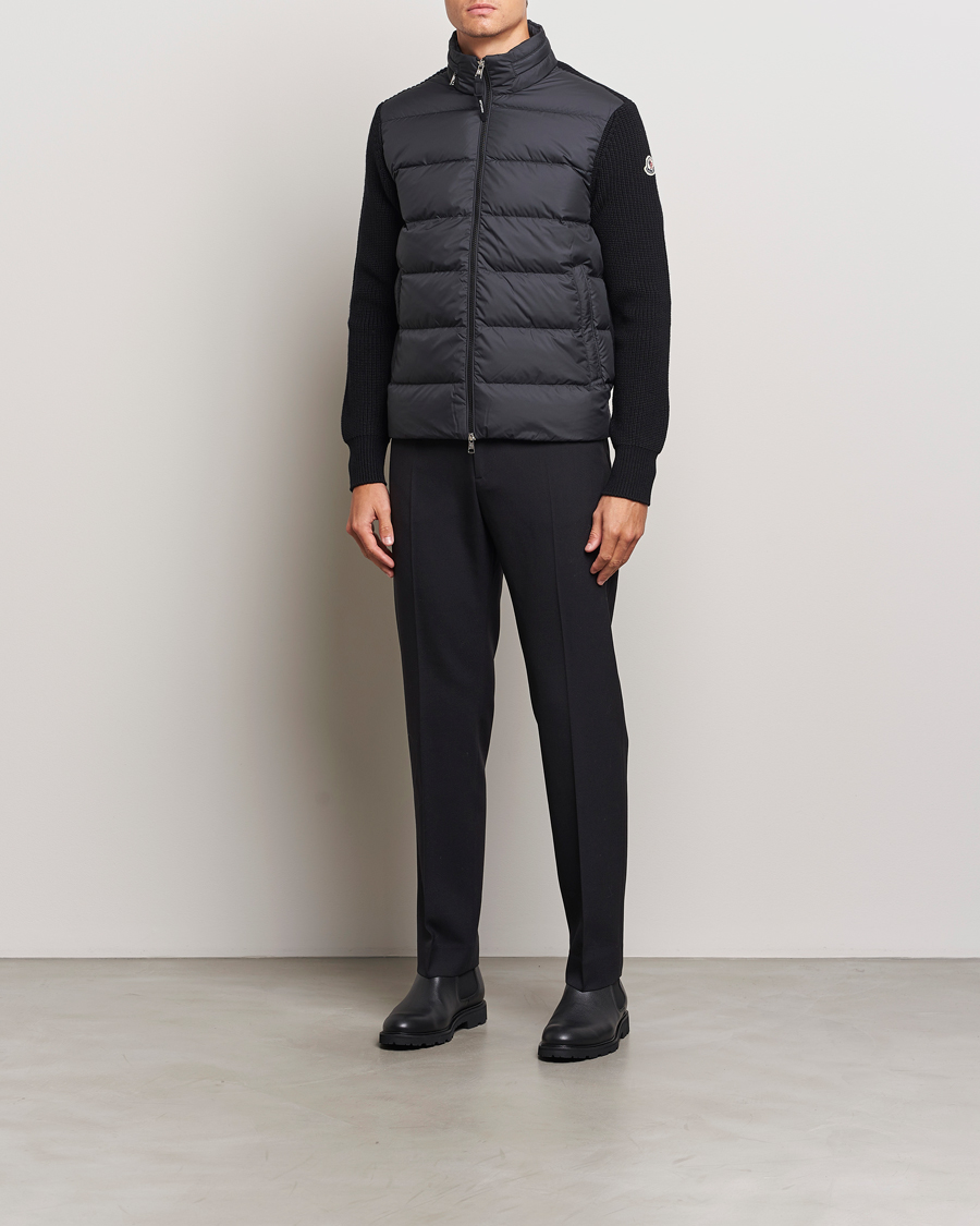 Homme | Manteaux Et Vestes | Moncler | Padded Zip Cardigan Black