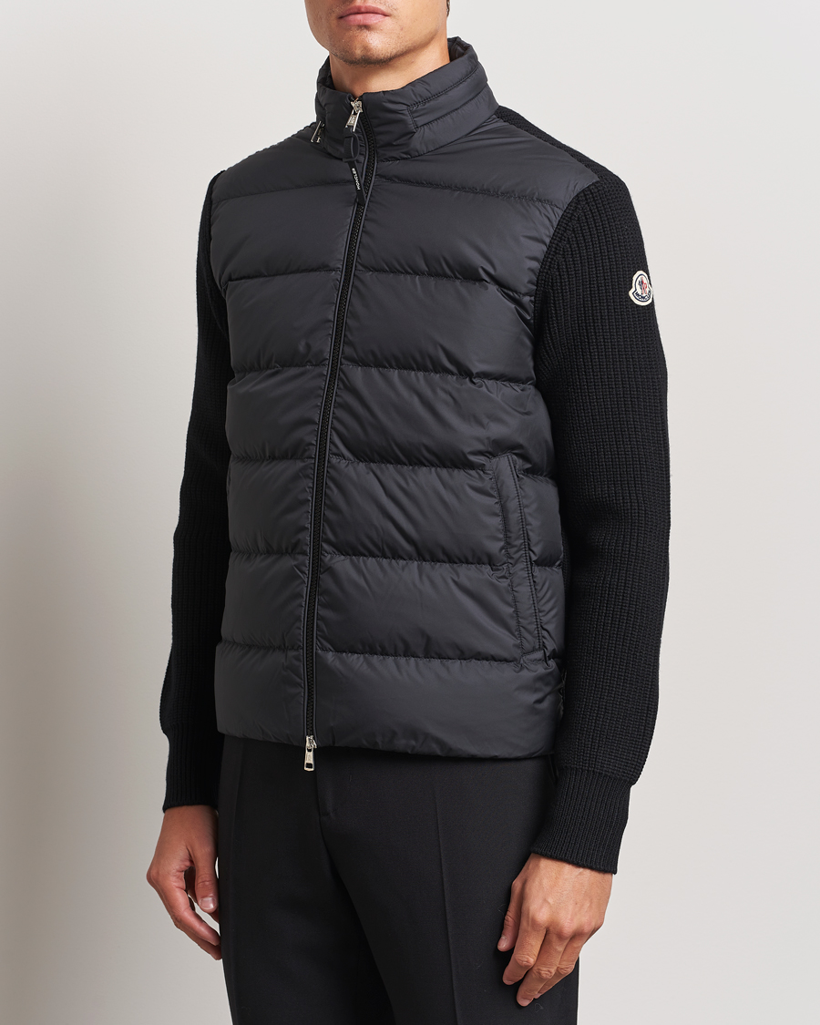 Homme | Manteaux Et Vestes | Moncler | Padded Zip Cardigan Black