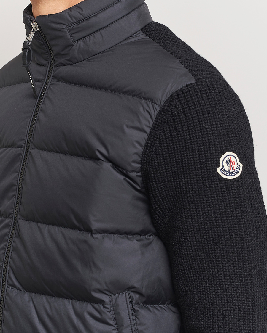 Homme | Manteaux Et Vestes | Moncler | Padded Zip Cardigan Black
