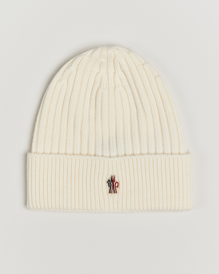 Heren | Moncler Grenoble Beretto Beanie Off White | Moncler Grenoble | Beretto Beanie Off White