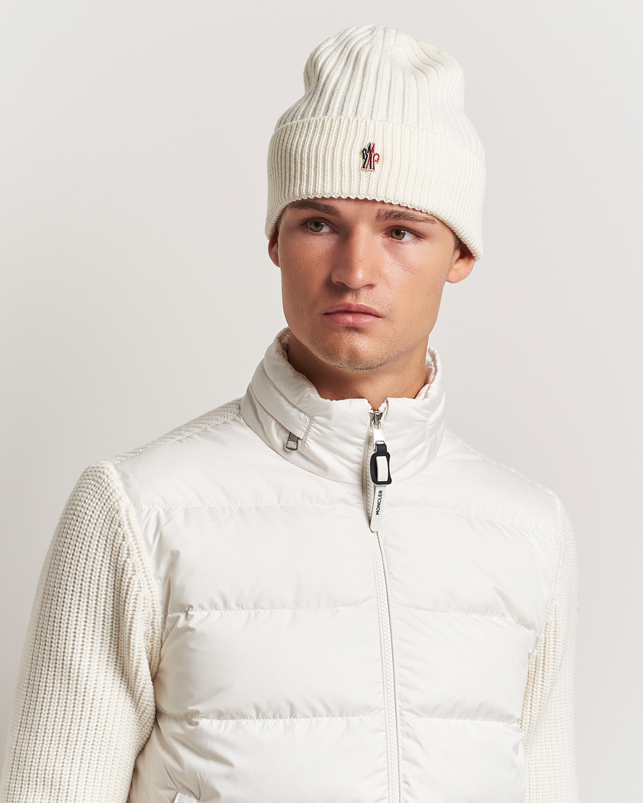 Heren | Moncler Grenoble Beretto Beanie Off White | Moncler Grenoble | Beretto Beanie Off White