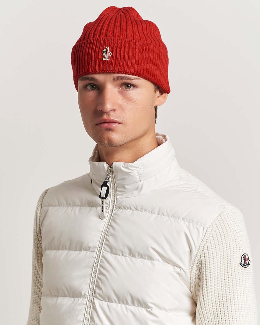 Heren | Moncler Grenoble Beretto Beanie Red | Moncler Grenoble | Beretto Beanie Red
