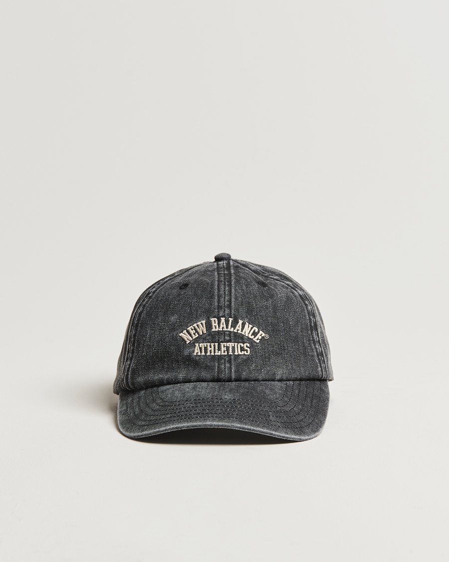Homme | New Balance Athletics Cotton Cap Washed Black | New Balance | Athletics Cotton Cap Washed Black
