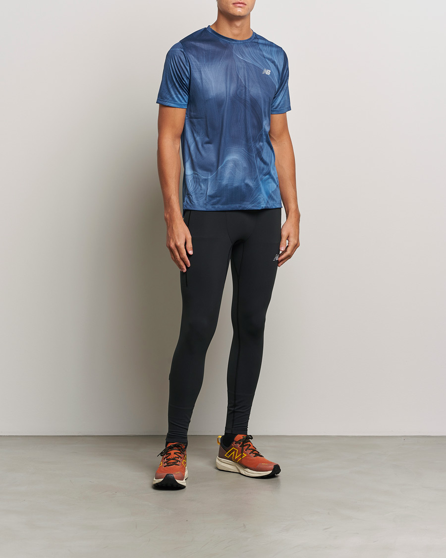 Heren | Broeken | New Balance Running | Sleek Pocket Tights Black