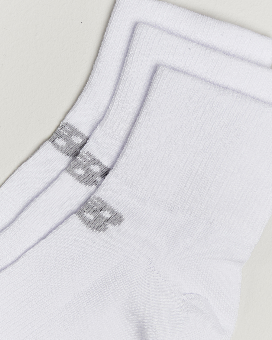 Homme | New Balance Running 3-Pack Performance Cotton Socks White | New Balance Running | 3-Pack Performance Cotton Socks White