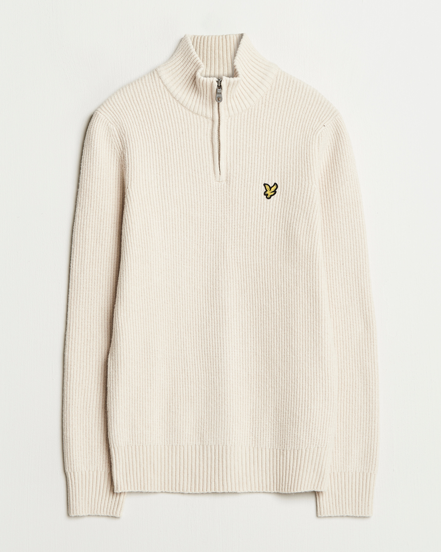 Heren | Truien | Lyle & Scott | Shaker Stitch Half Zip Cove