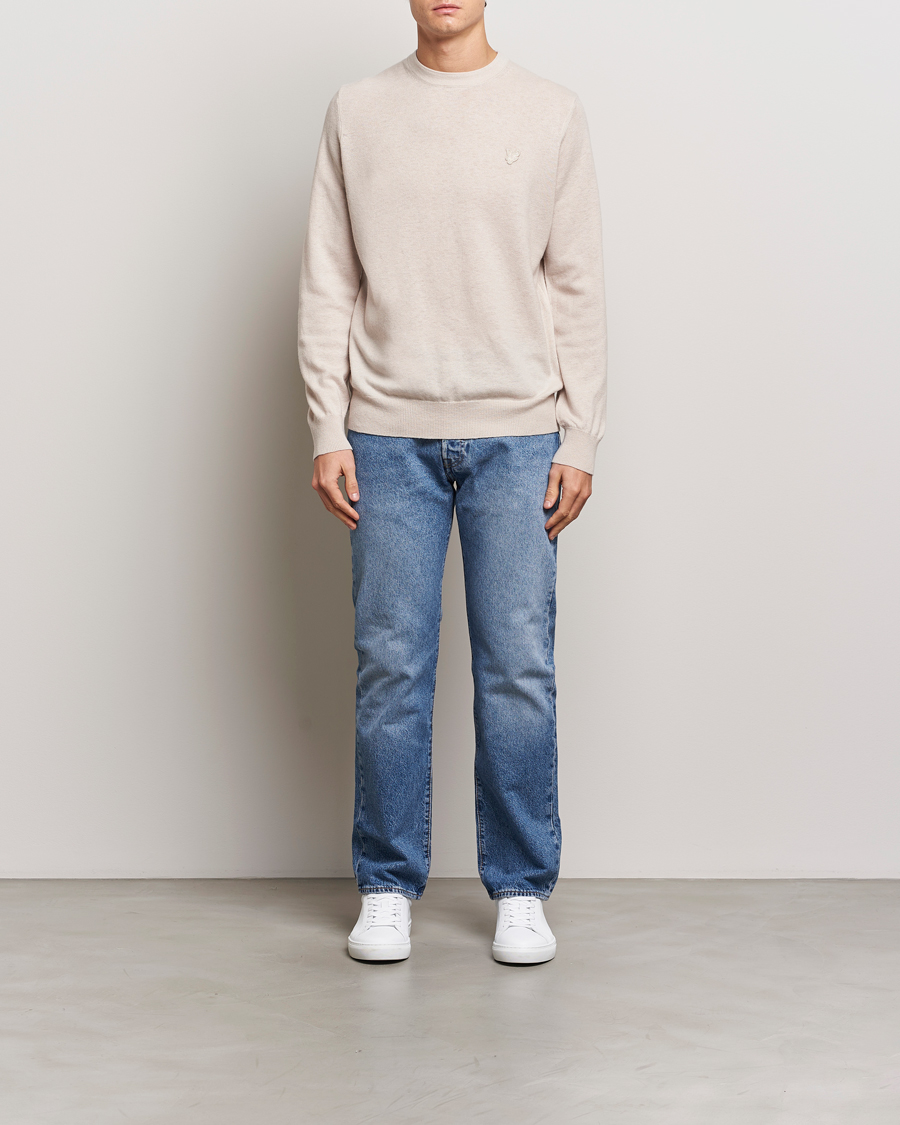 Homme | Pulls Et Tricots | Lyle & Scott | Tonal Eagle Lambswool Crew Neck Cove