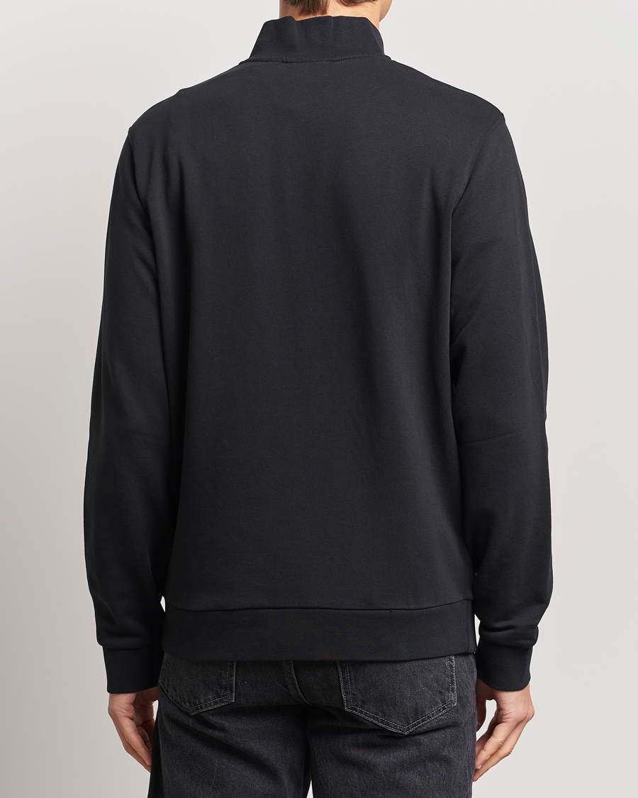 Homme | Pulls Et Tricots | Lyle & Scott | Tonal Eagle Half Zip Sweater Jet Black