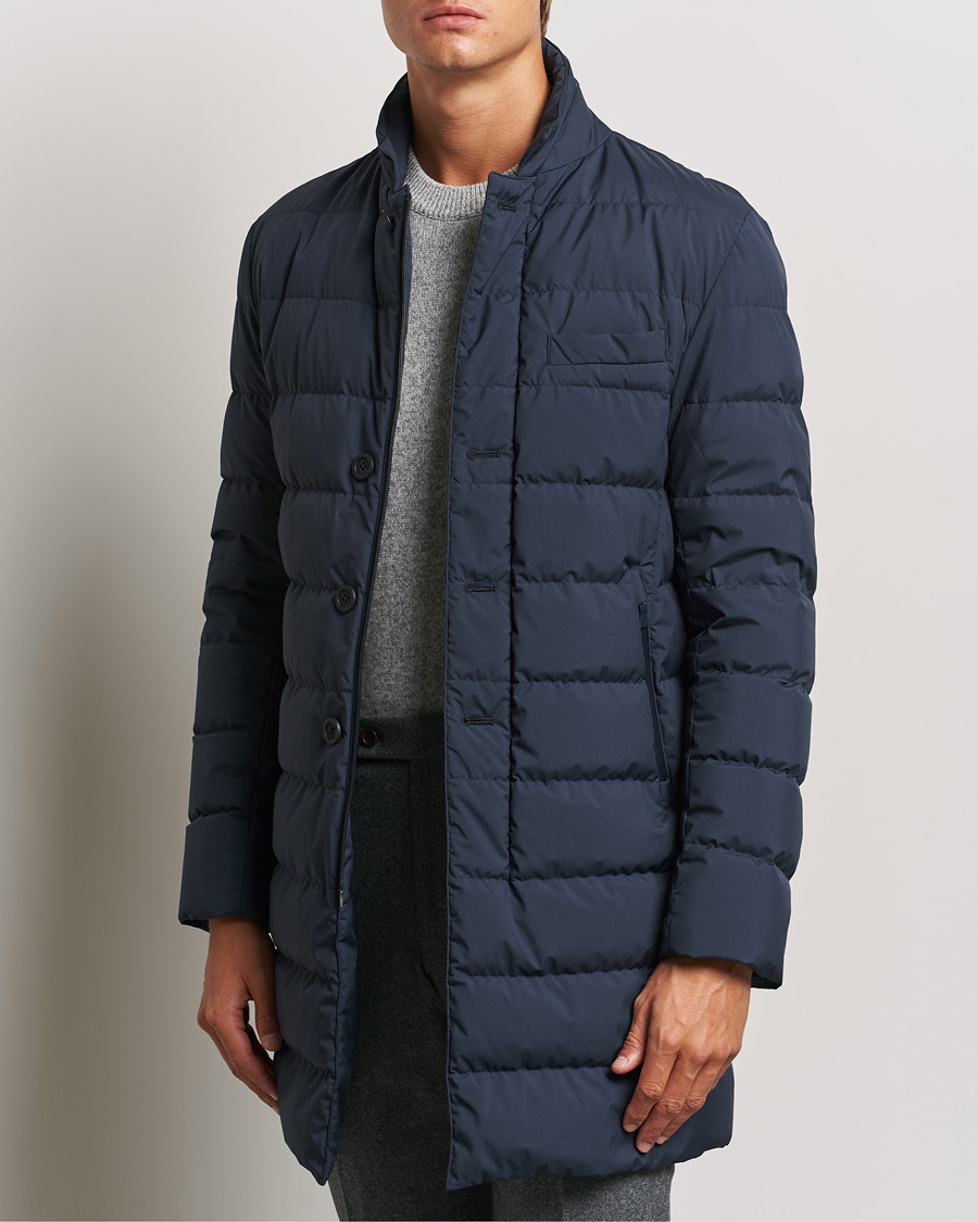 Homme | Manteaux Et Vestes | Herno | Laminar Down Coat Navy
