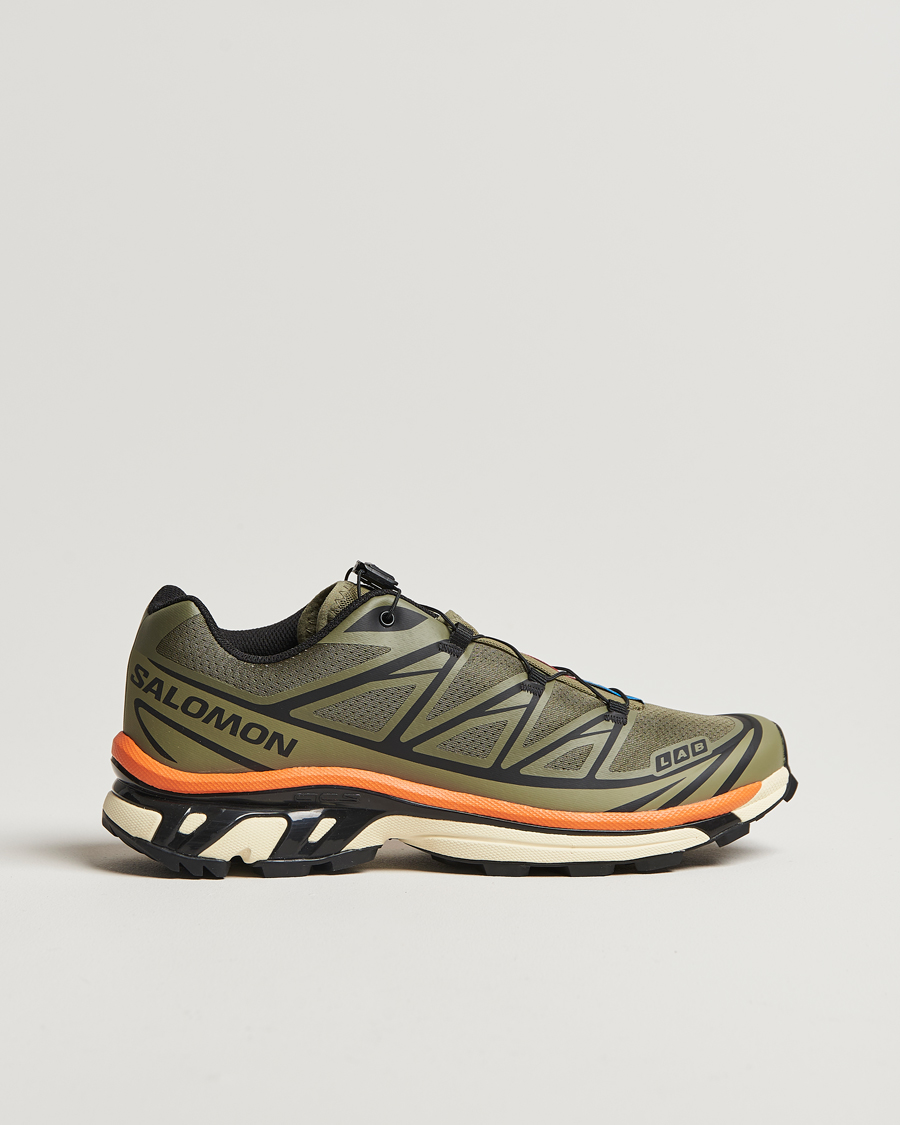 Heren | Salomon XT-6 Sneakers Deep Green Lichen/Black | Salomon | XT-6 Sneakers Deep Green Lichen/Black