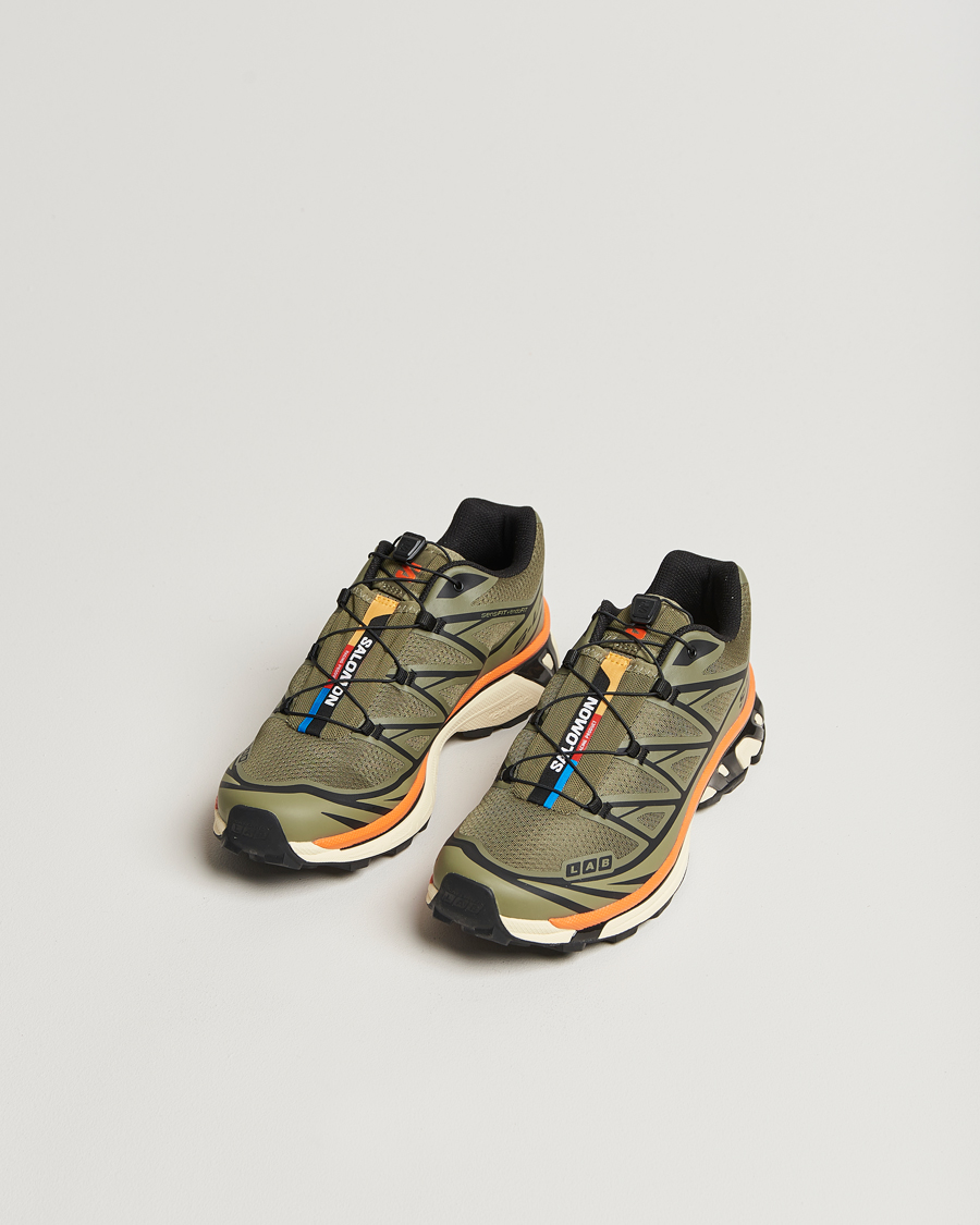 Heren | Salomon XT-6 Sneakers Deep Green Lichen/Black | Salomon | XT-6 Sneakers Deep Green Lichen/Black