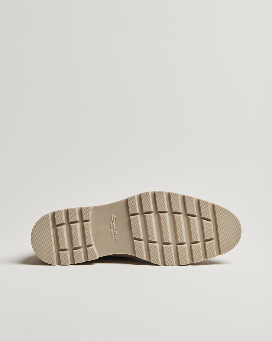 Homme | Santoni Open Chukka Boot Taupe Suede | Santoni | Open Chukka Boot Taupe Suede