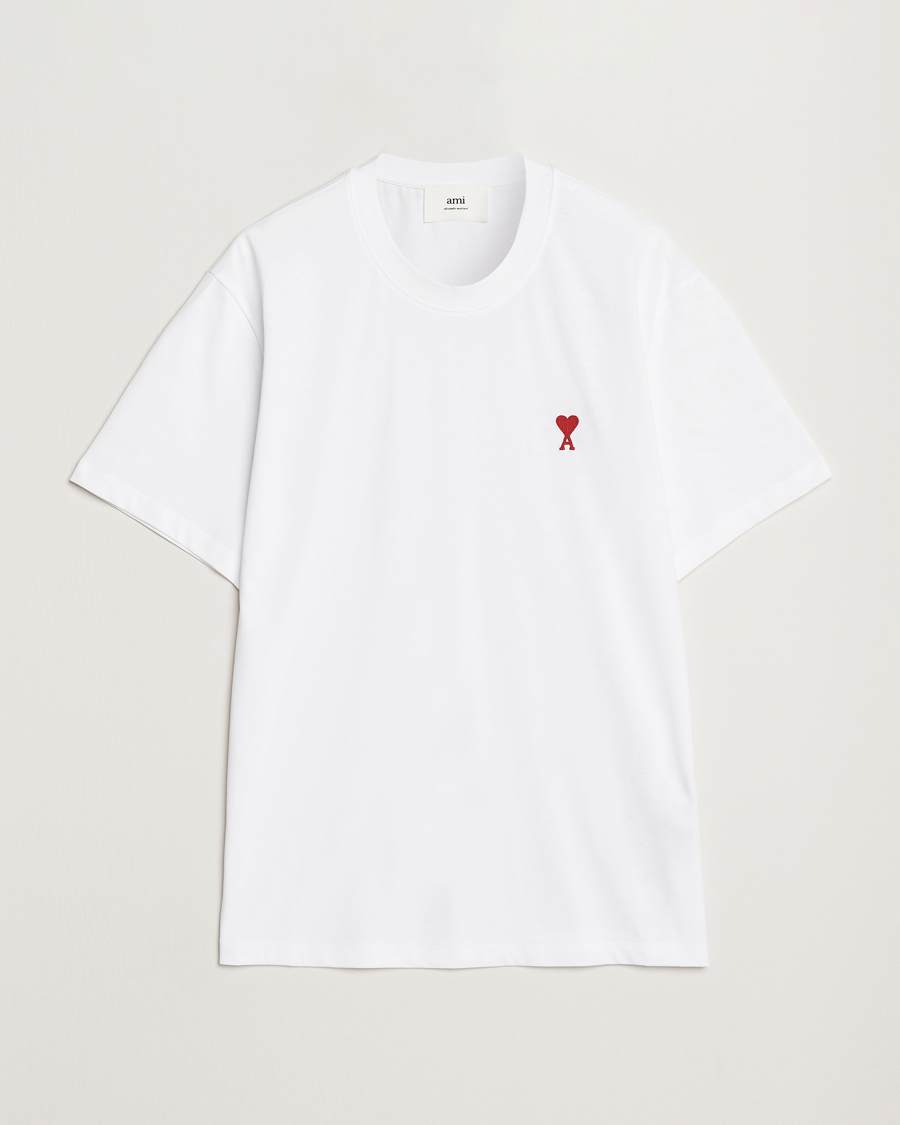 Homme | T-shirts | AMI | Heart Logo T-Shirt White