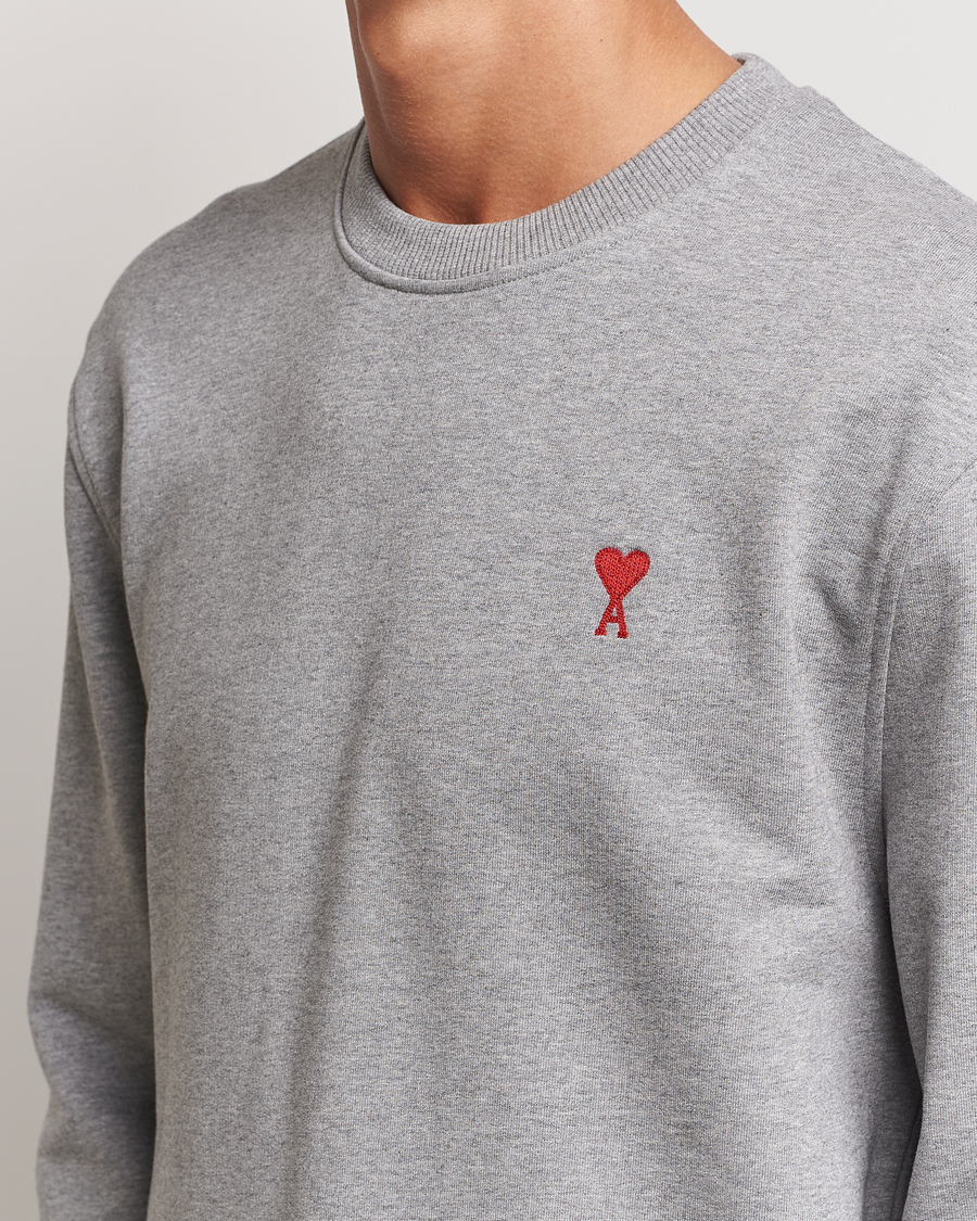 Heren | Truien | AMI | Heart Logo Sweatshirt Heather Grey