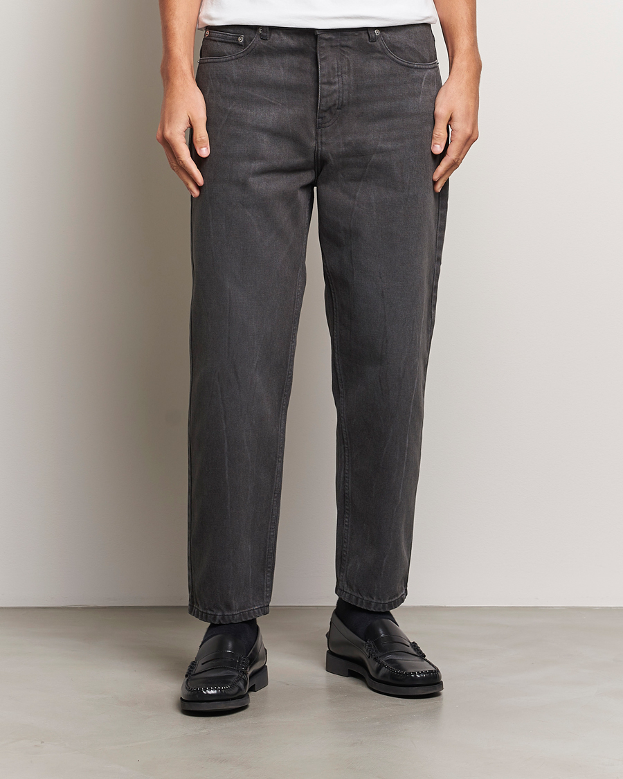 Homme | Jeans | AMI | Tapered Fit Jeans Washed Black