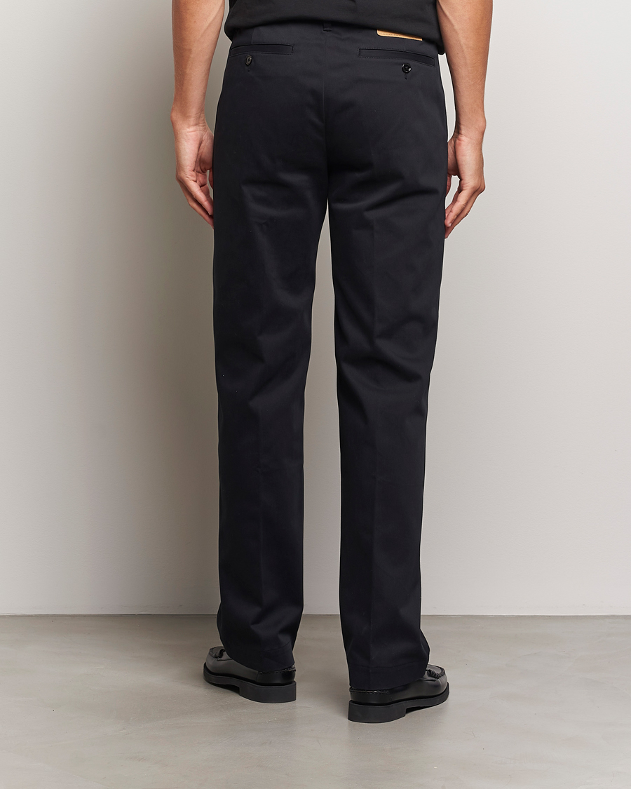 Homme | Pantalons | AMI | Straight Fit Chino Trousers Black